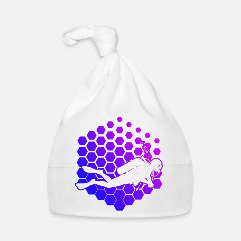 Conception vintage de plongée pour la plongée Bonnet bio Bébé