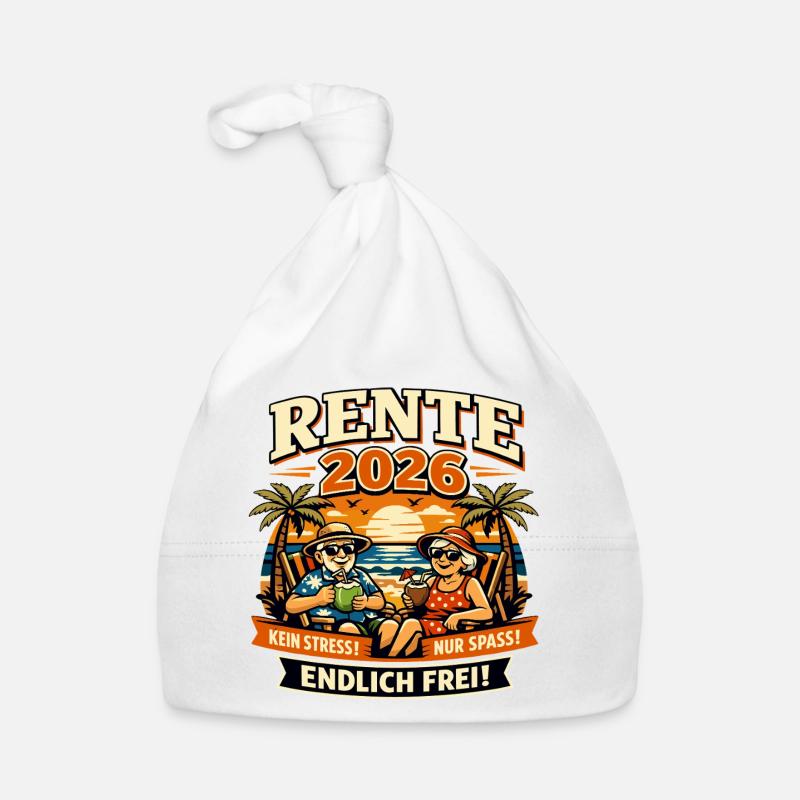 Rente 2026  Baby Bio-Mütze