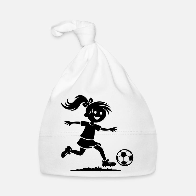 Filles de football Bonnet bio Bébé
