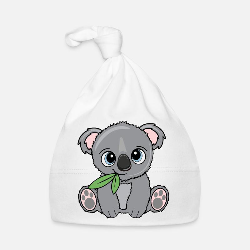 Petit koala avec feuilles Bonnet bio Bébé