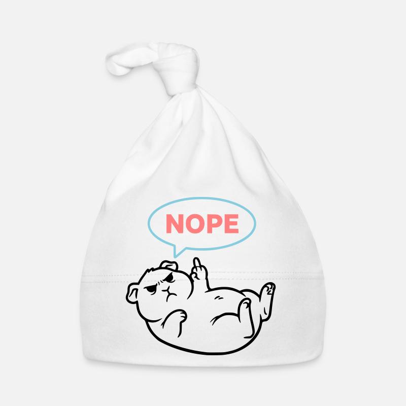 Cavie : Non, plan coloré Bonnet bio Bébé