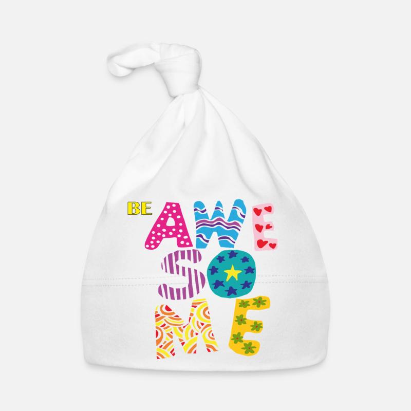 Be Awesome Organic Baby Cap
