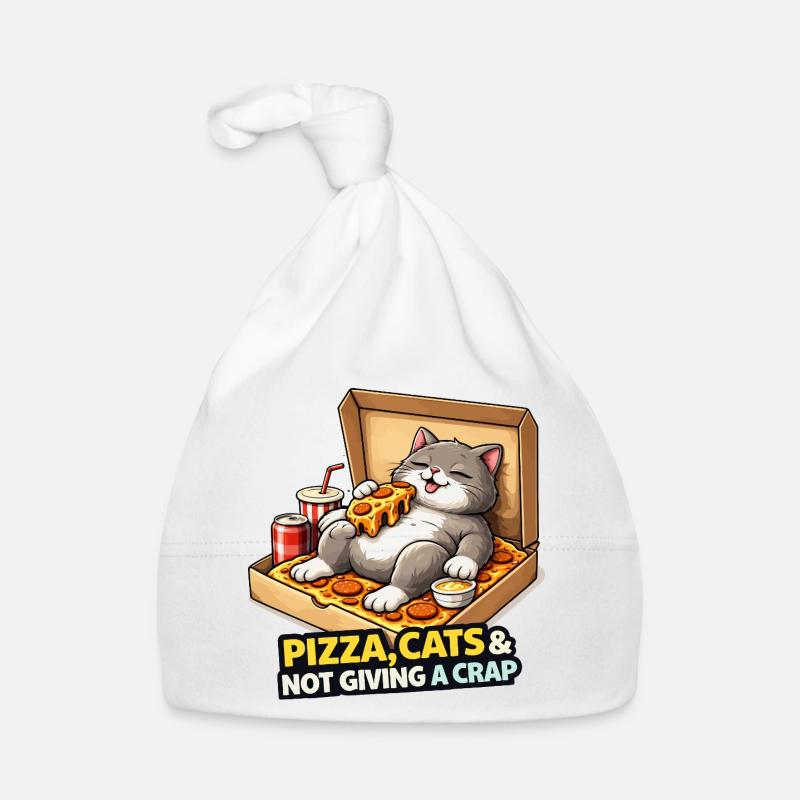 Pizza Cats Einstellung Baby Bio-Mütze