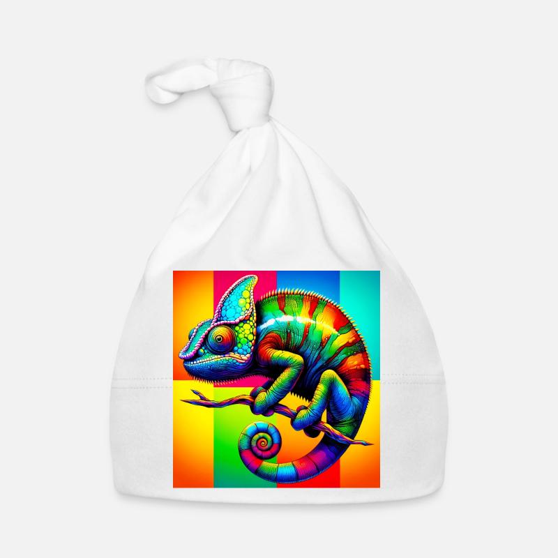 Chamäleon Baby Bio-Mütze