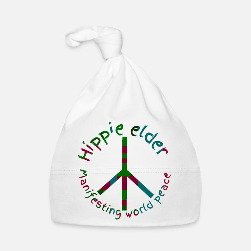 Hippies peace Organic Baby Cap