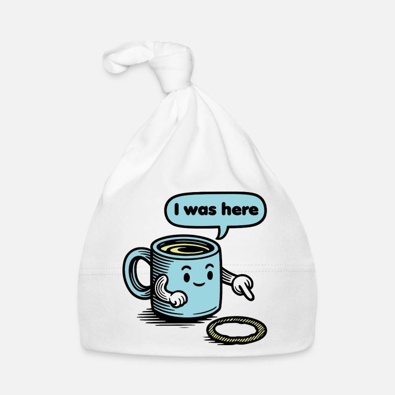 Lusitger Coffee Saying Organic Baby Cap