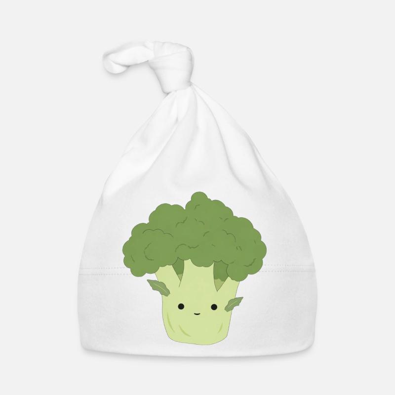 Ben Broccoli – Sweet Kawaii Vegetable Design Bonnet bio Bébé