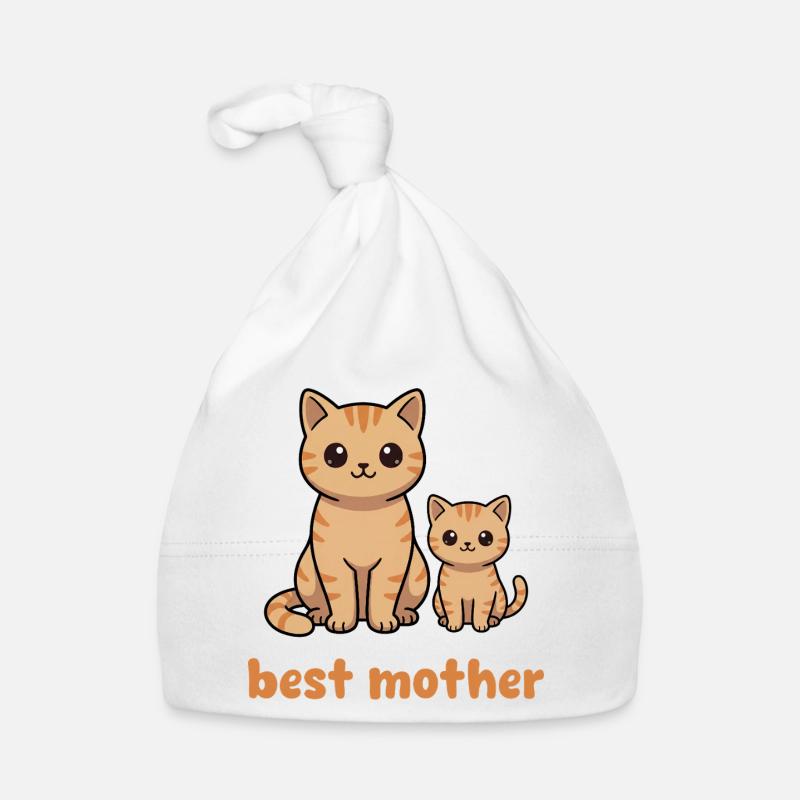 Katzen Duo Muttertag Baby Bio-Mütze