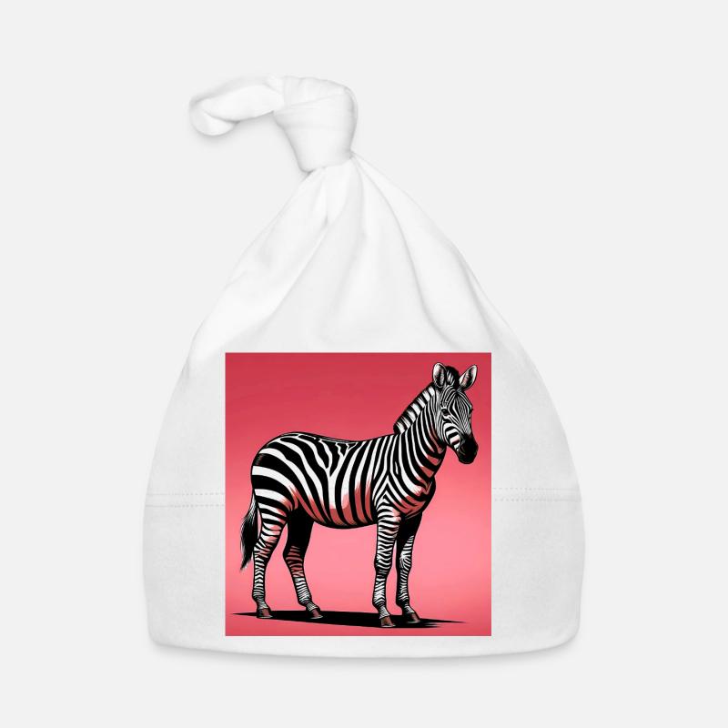 zèbre Bonnet bio Bébé