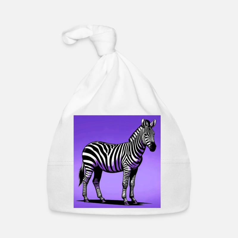 zèbre Bonnet bio Bébé