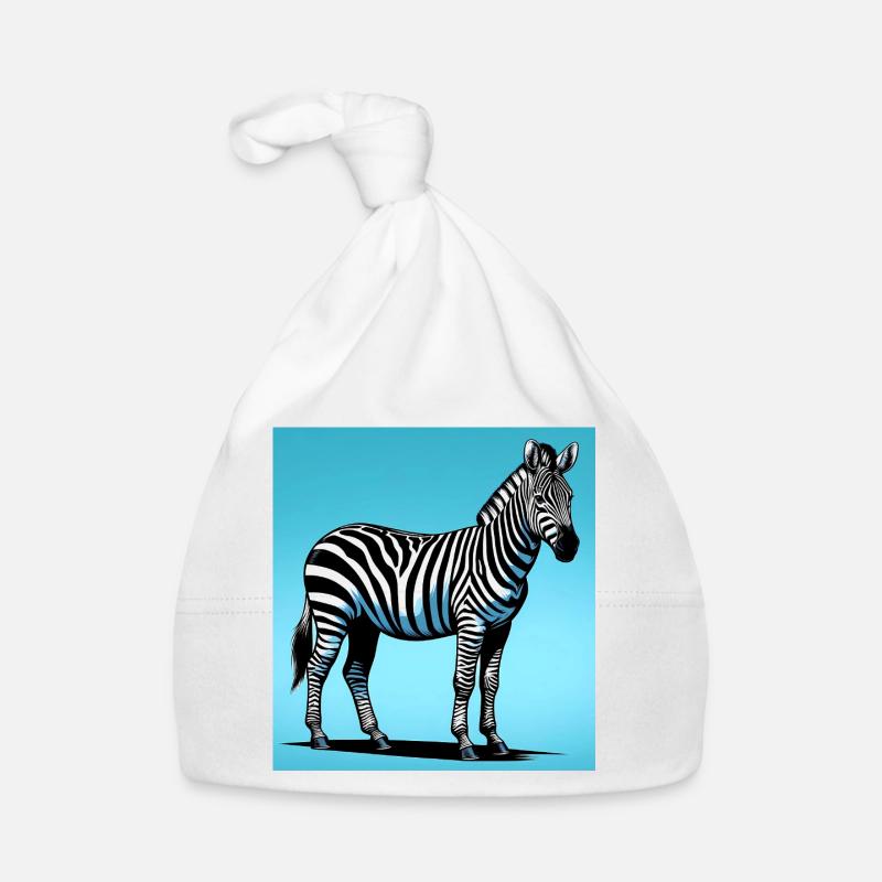 zèbre Bonnet bio Bébé