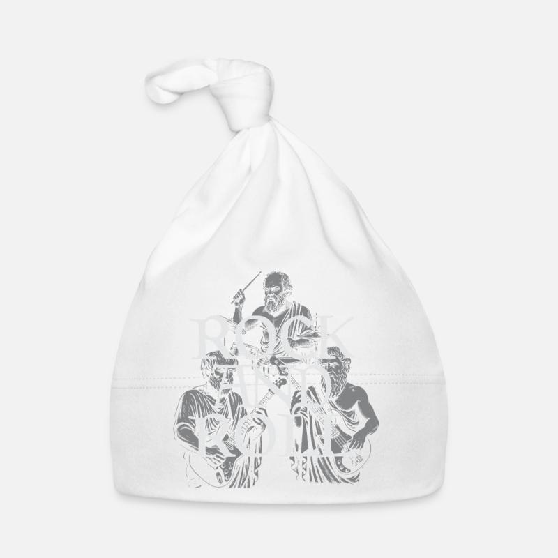 Classic Rock and Roll Philosopher Band Organic Baby Cap