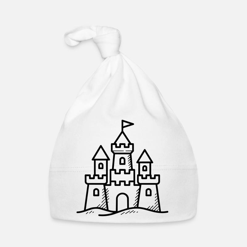 Château de sable Bonnet bio Bébé