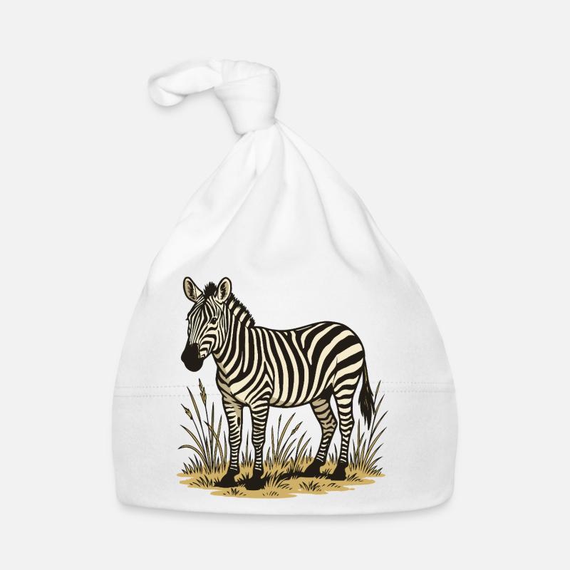 Zebra Baby Bio-Mütze