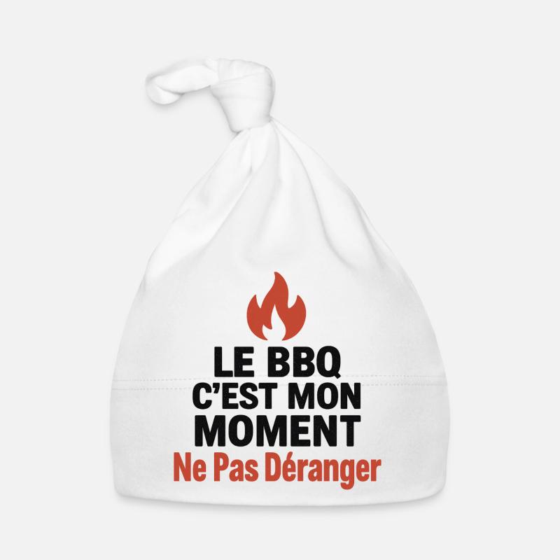 BBQ C’est Mon Moment Ne Pas Déranger Bonnet bio Bébé