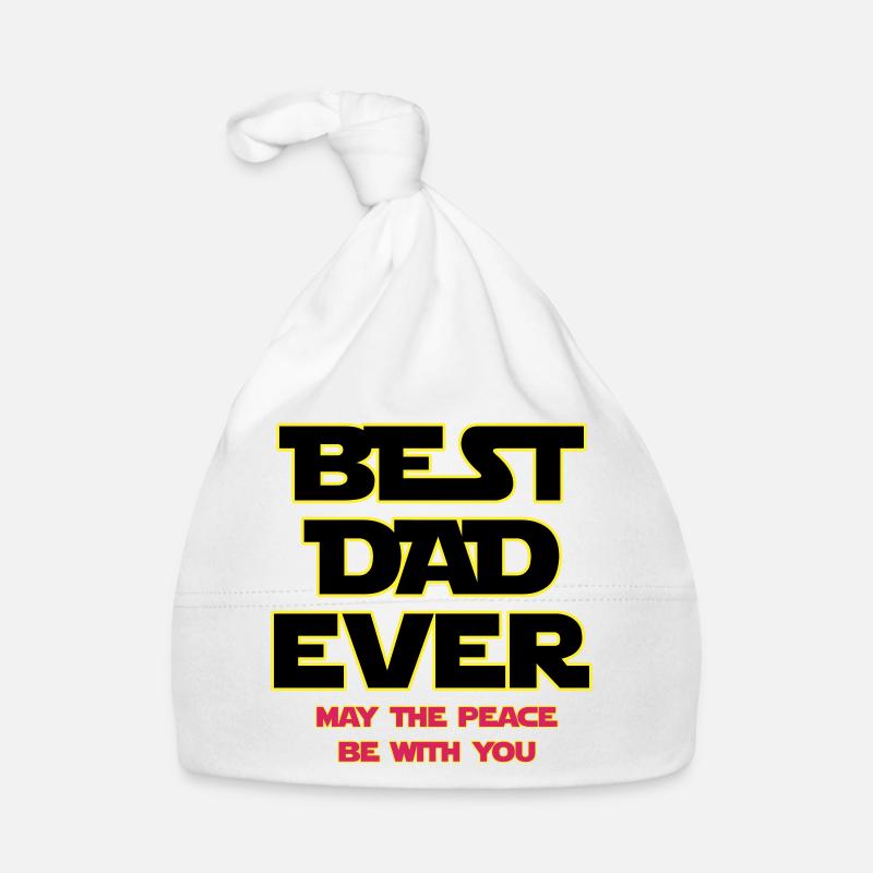 Bester Vater aller Zeiten Neon-Umrisse Baby Bio-Mütze