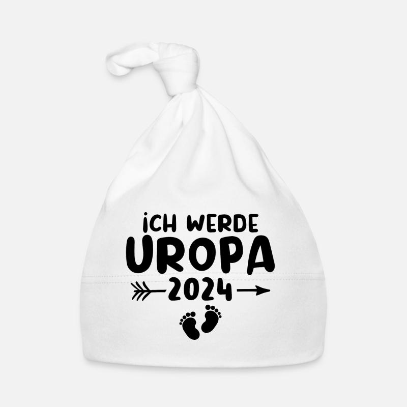 Ich werde Uropa 2024 Baby Bio-Mütze