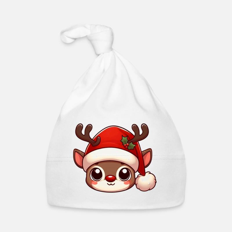 Rudolph 6 Organic Baby Cap