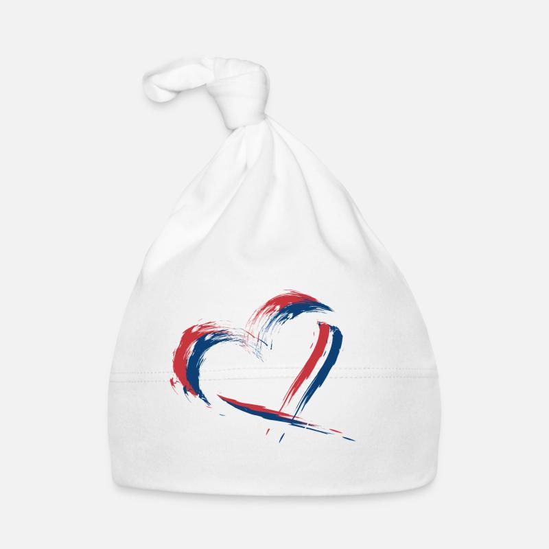 Flagge Serbien Baby Bio-Mütze