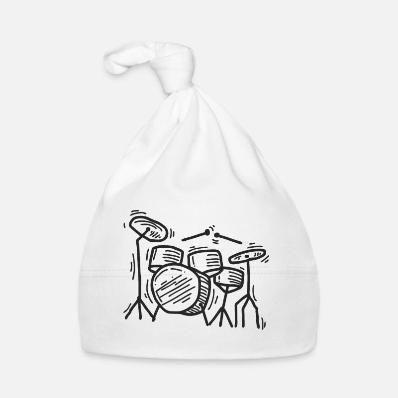 Batterie Schlagzeuger Baby Bio-Mütze