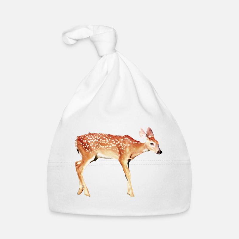 Fowl Reh Bambi Baby Bio-Mütze
