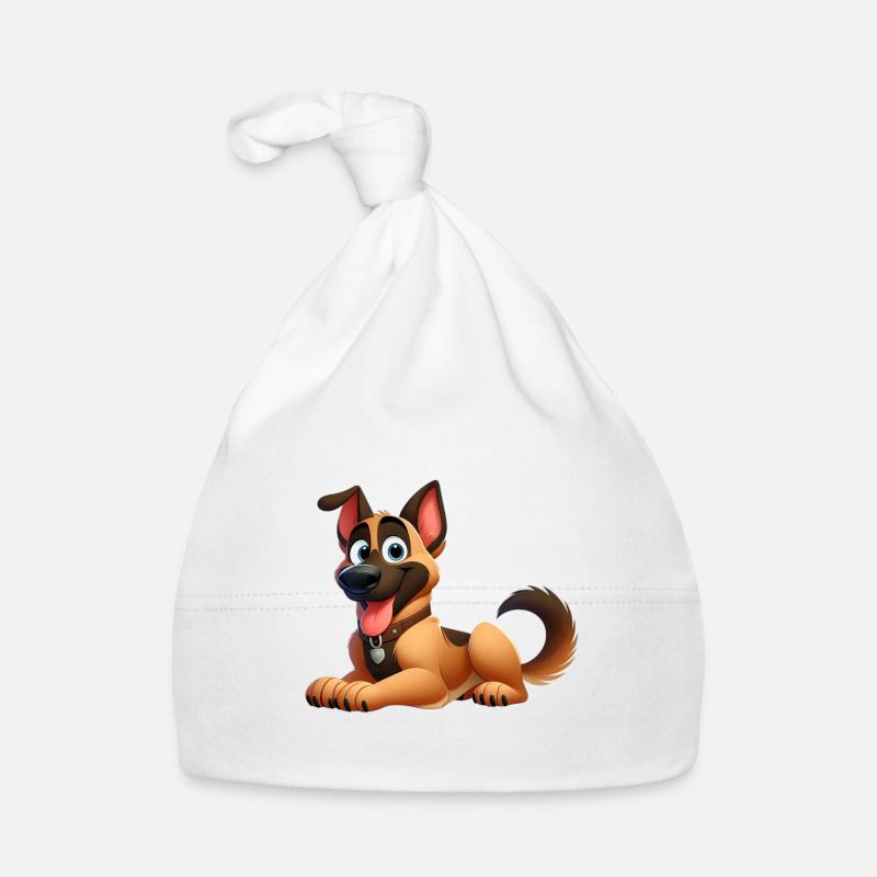 Deutscher Schäferhund Baby Bio-Mütze