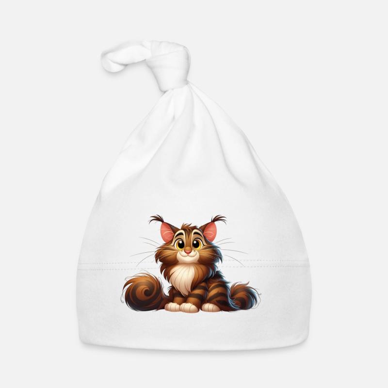 Maine Coon 13 Organic Baby Cap