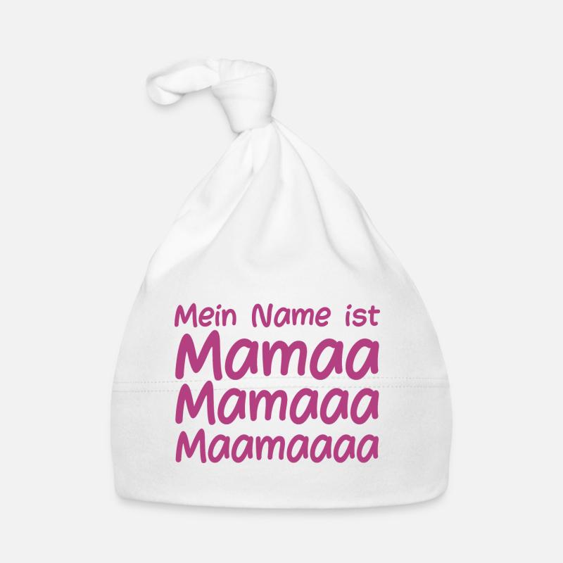 Mein Name ist Mama Baby Bio-Mütze