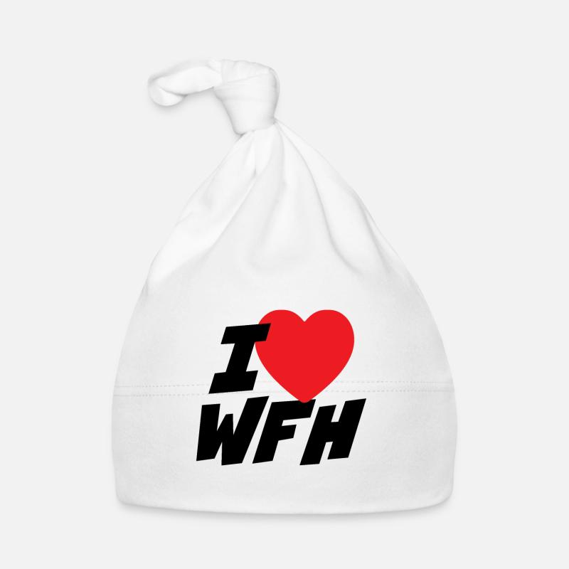I Love WFH Organic Baby Cap