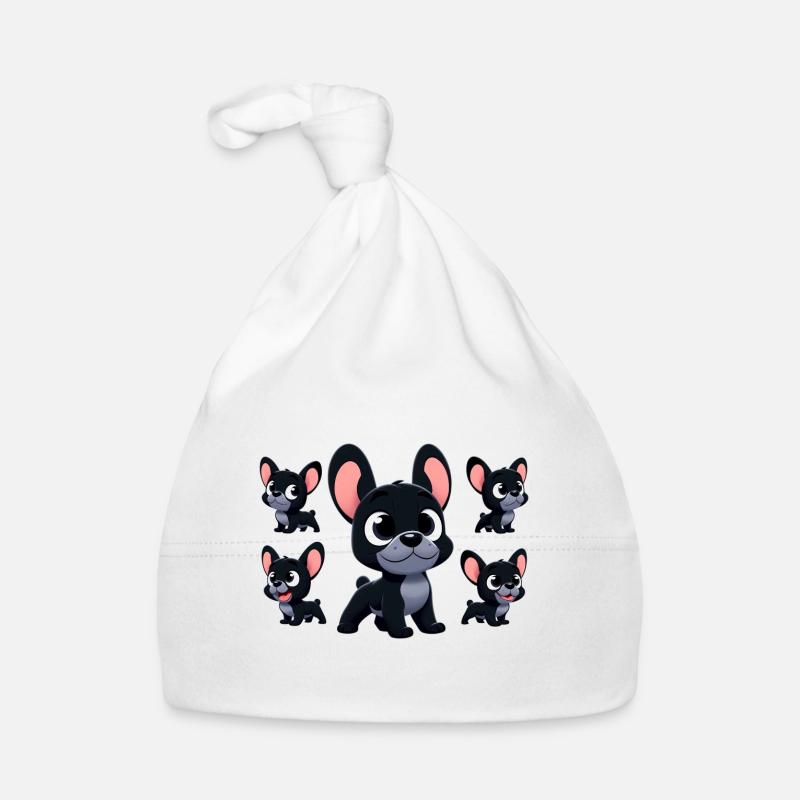 bouledogue français 3 Bonnet bio Bébé
