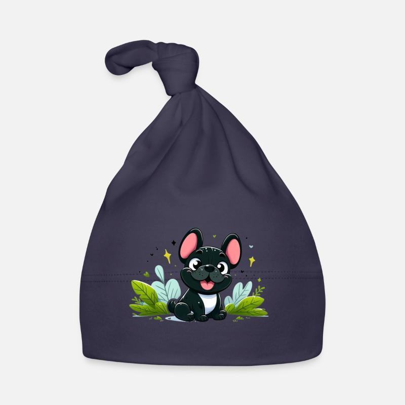 bouledogue français 4 Bonnet bio Bébé