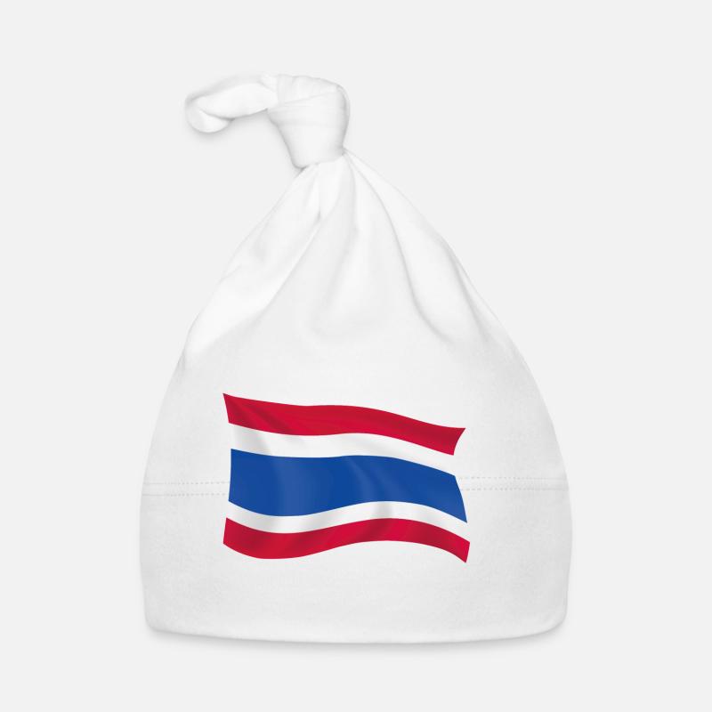 État de la maison de cadeau de patriote de drapeau thaïlandais de la Thaïlande Bonnet bio Bébé