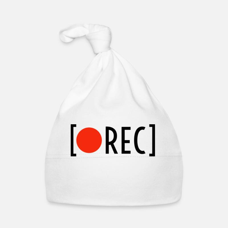 Recording Symbol Baby Bio-Mütze