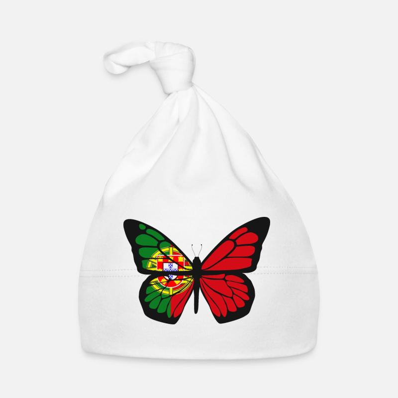 Drapeau du Portugal Utilisé Drapeau portugais Bonnet bio Bébé