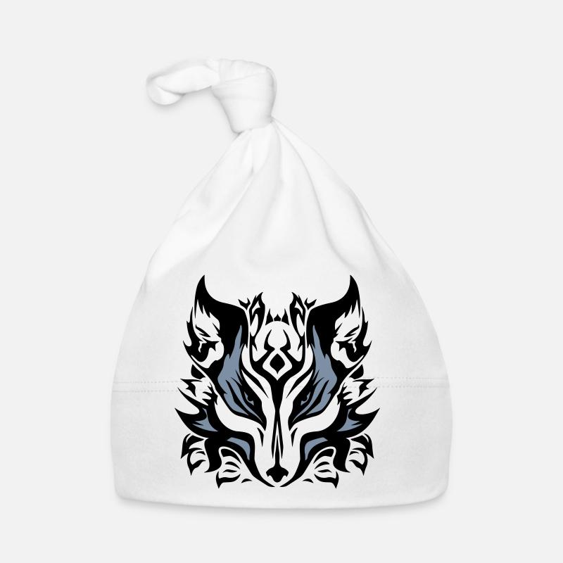 Visage de loup / renard Bonnet bio Bébé