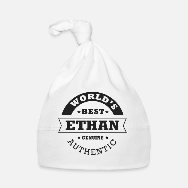 Ethan Tshirt Personalized Name Gift Ethan Organic Baby Cap