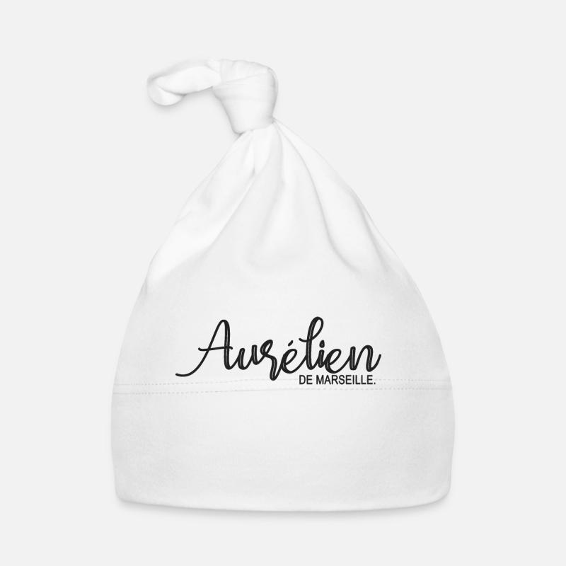 Aurélien de Marseille Geschenk T Shirt aurelien Baby Bio-Mütze