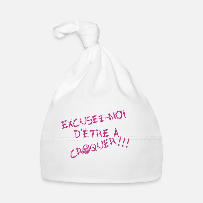 Sorry to be chewable Organic Baby Cap