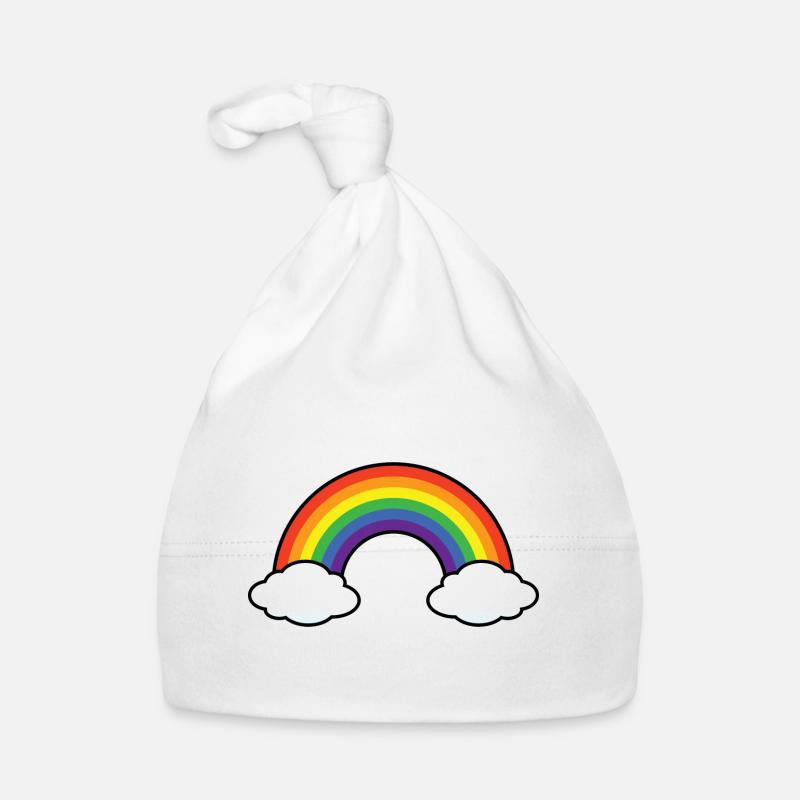 Rainbow rainbow Organic Baby Cap