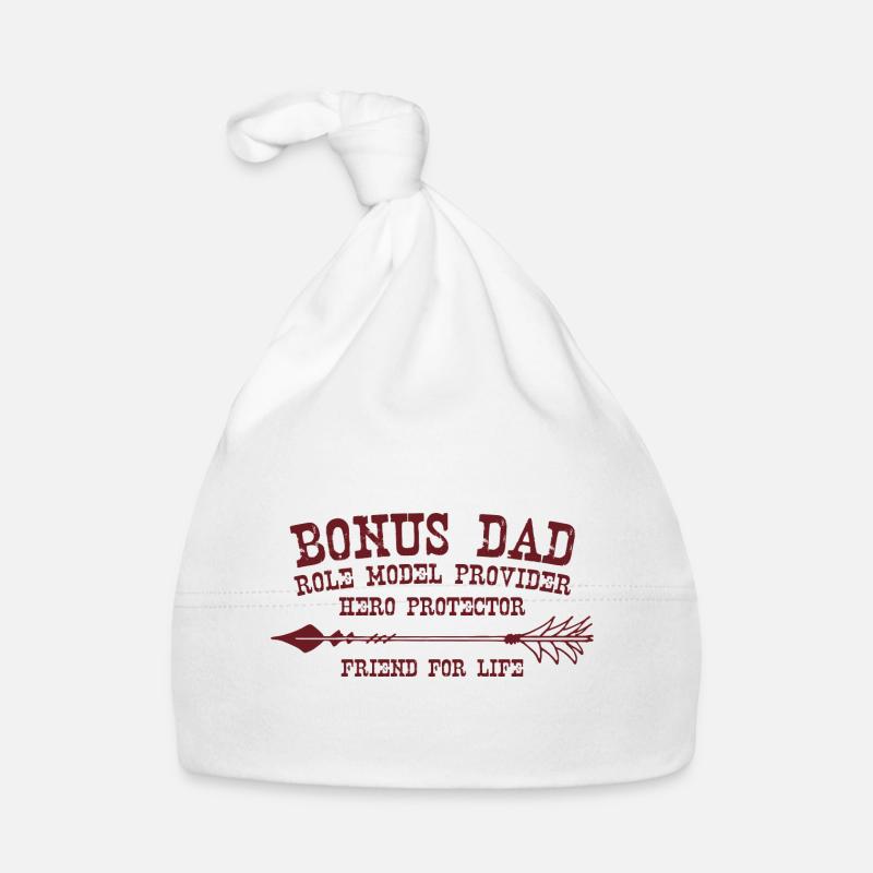 bonus dad Graphic Organic Baby Cap