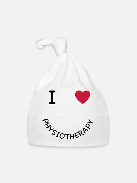 Physiotherapie - Baby Bio-Mütze - Weiß - Vorne