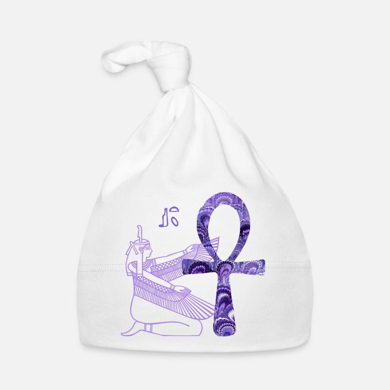 anch e 76 with goddess isis Organic Baby Cap