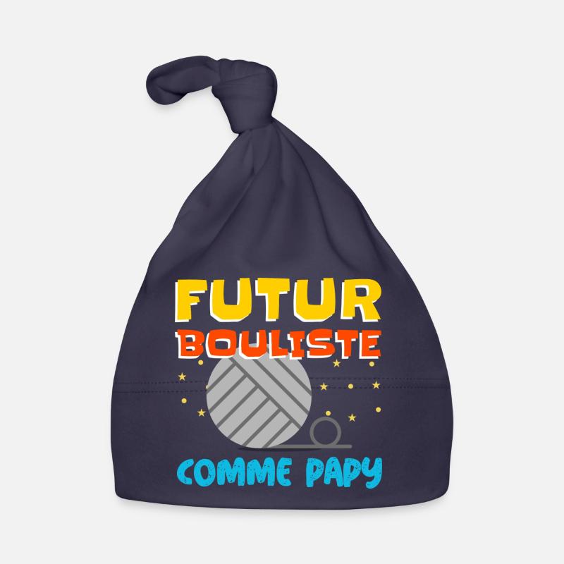 futur bouliste comme papy Bonnet bio Bébé