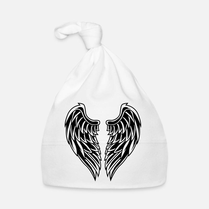 Wing Symbol Angel Organic Baby Cap