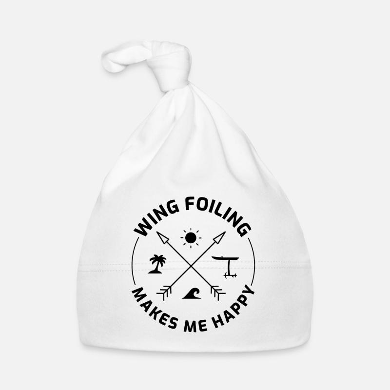 Wing Foiling Lustig Baby Bio-Mütze