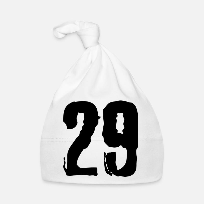 29 Zahl Trikot Baby Bio-Mütze