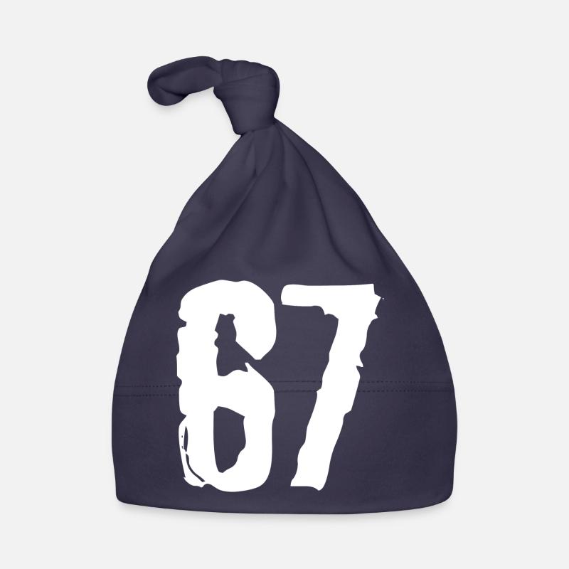 67 Number jersey Organic Baby Cap