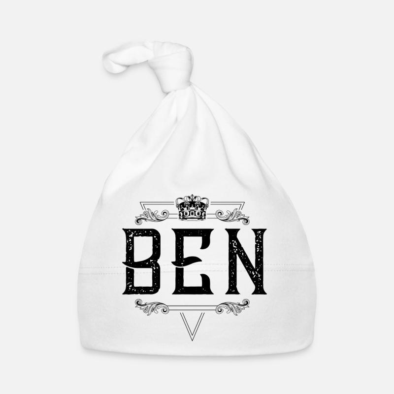 Ben Name Baby Bio-Mütze