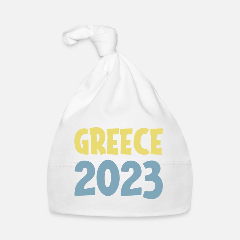 Greece 2023 Baby Bio-Mütze