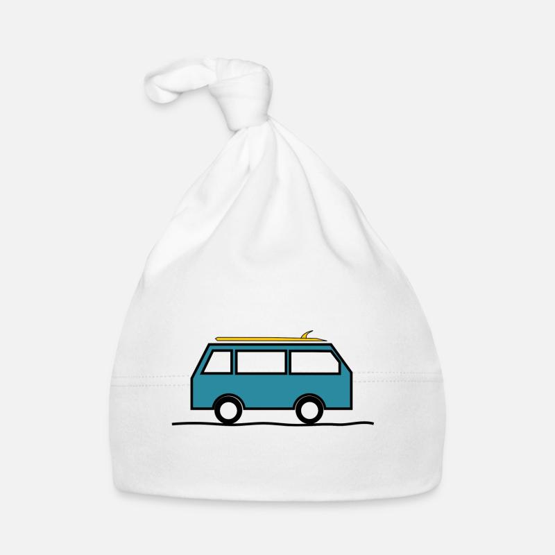 Surfen. Ferien. Sport. Van. Baby Bio-Mütze